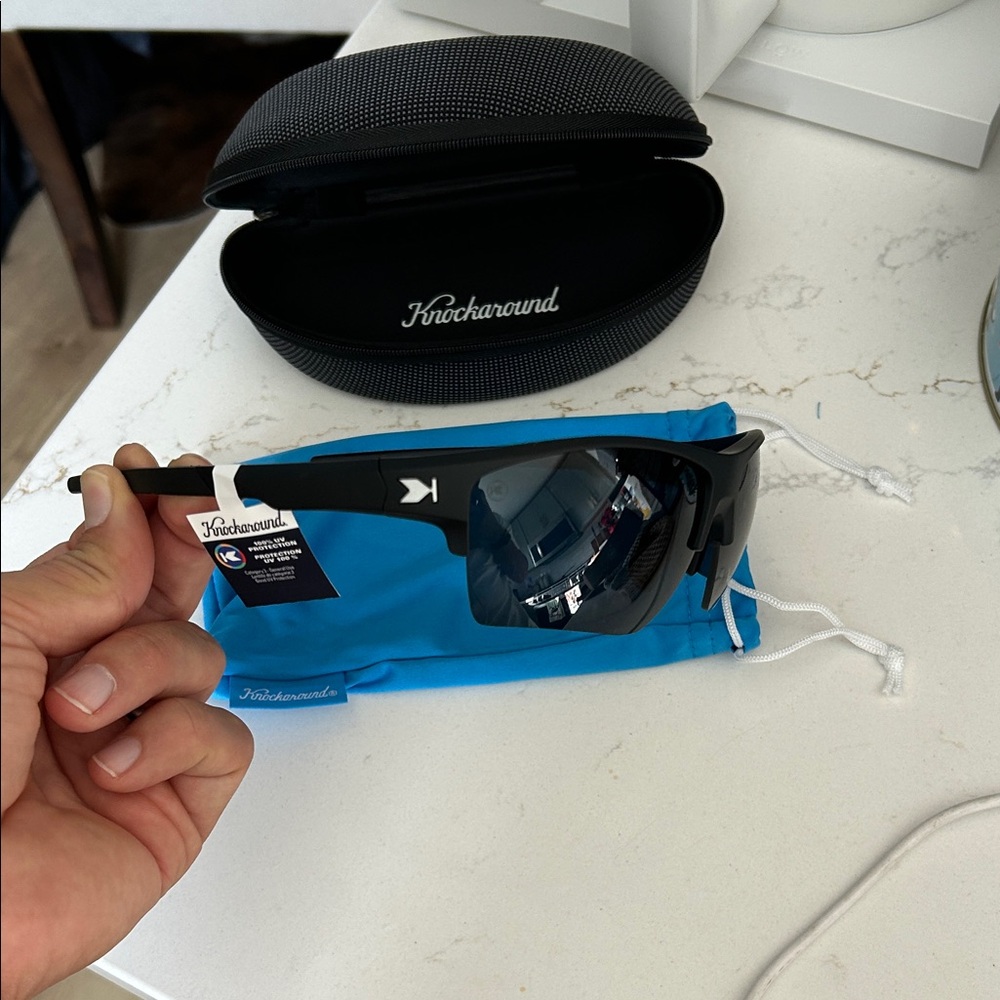 Knockaround Black Sunglasses - Picture 1 of 7